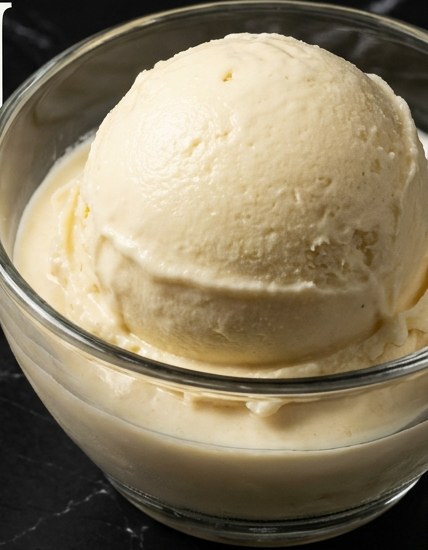 Velvet Banana Cream — finished Ninja Creami XL scoop