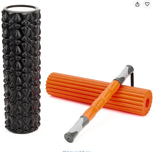 Photo: the jooeer 3-in-1 nested foam roller set