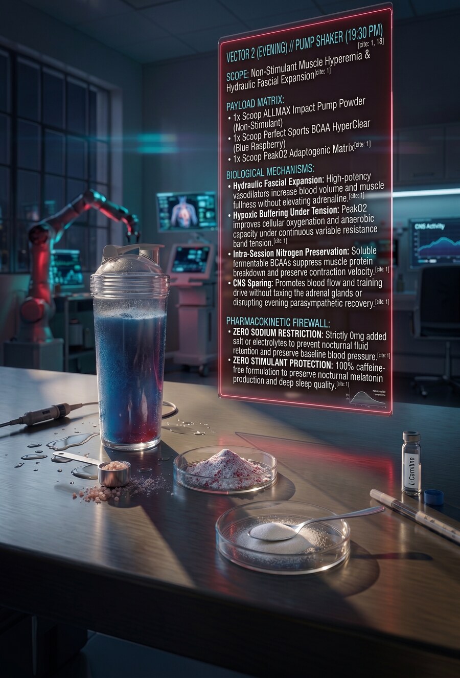 Vector 2 Pump Shaker formula card
