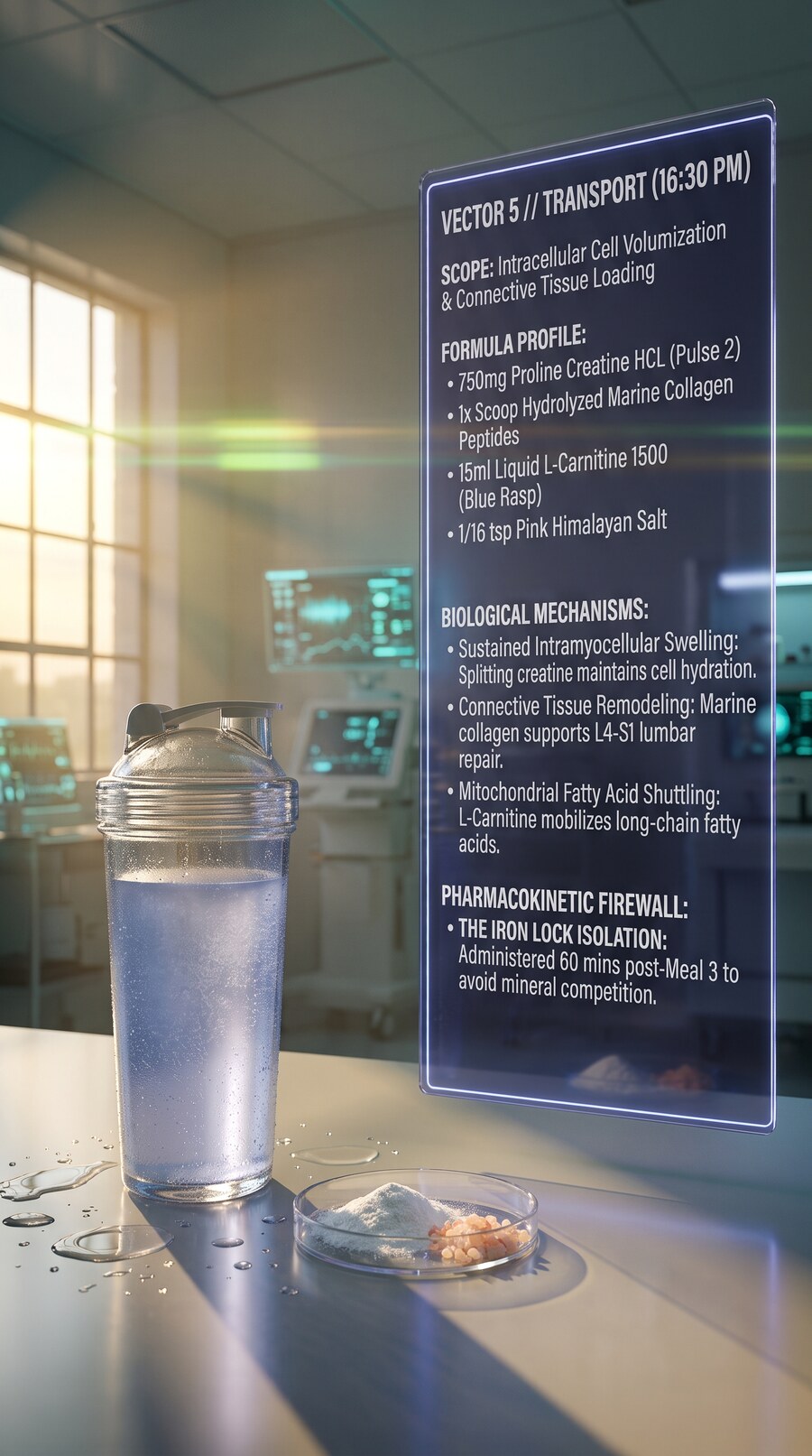 Vector 5 Transport formula card